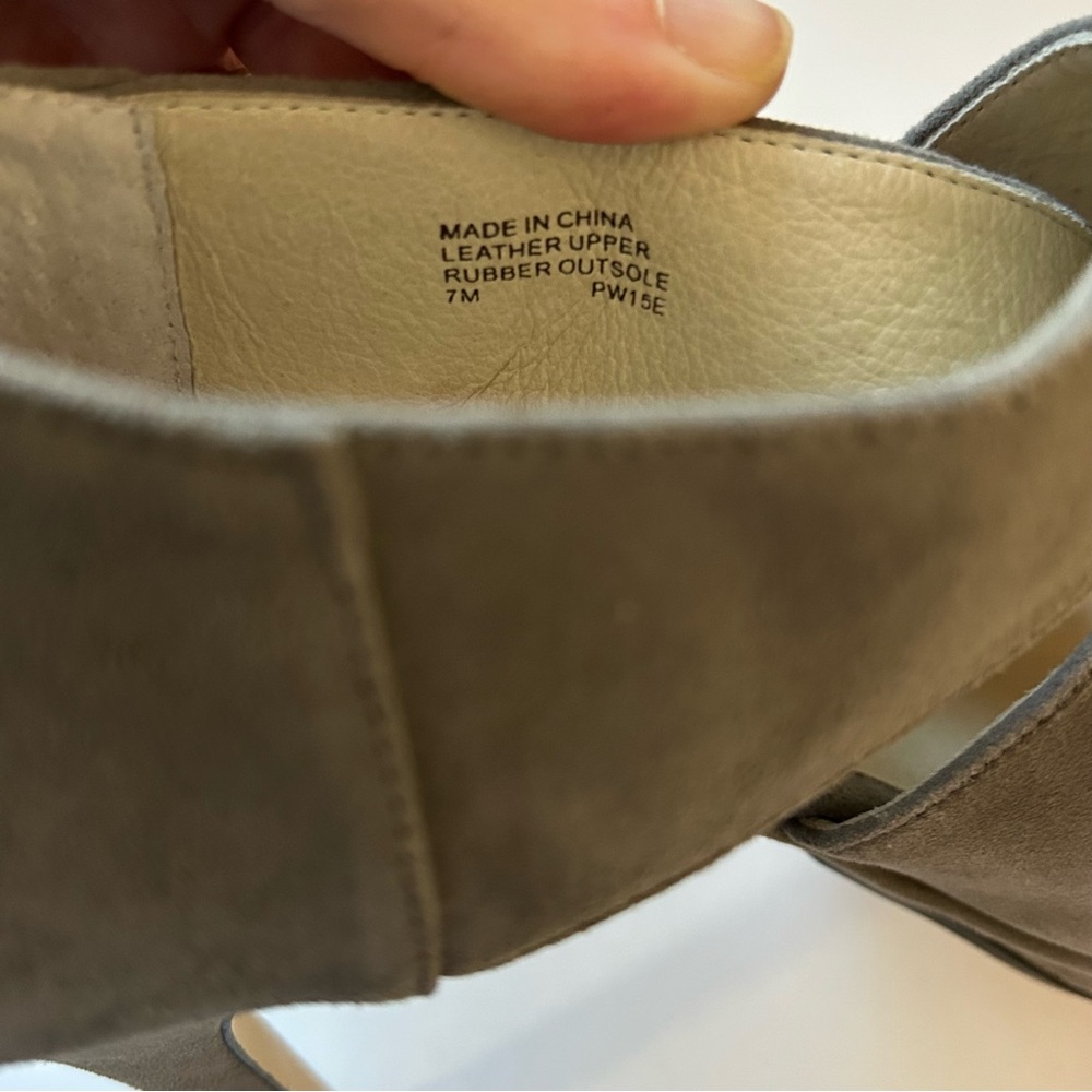 MICHAEL Michael Kors Elena Cross Strap Suede Platform Heels - Picture 5 of 10